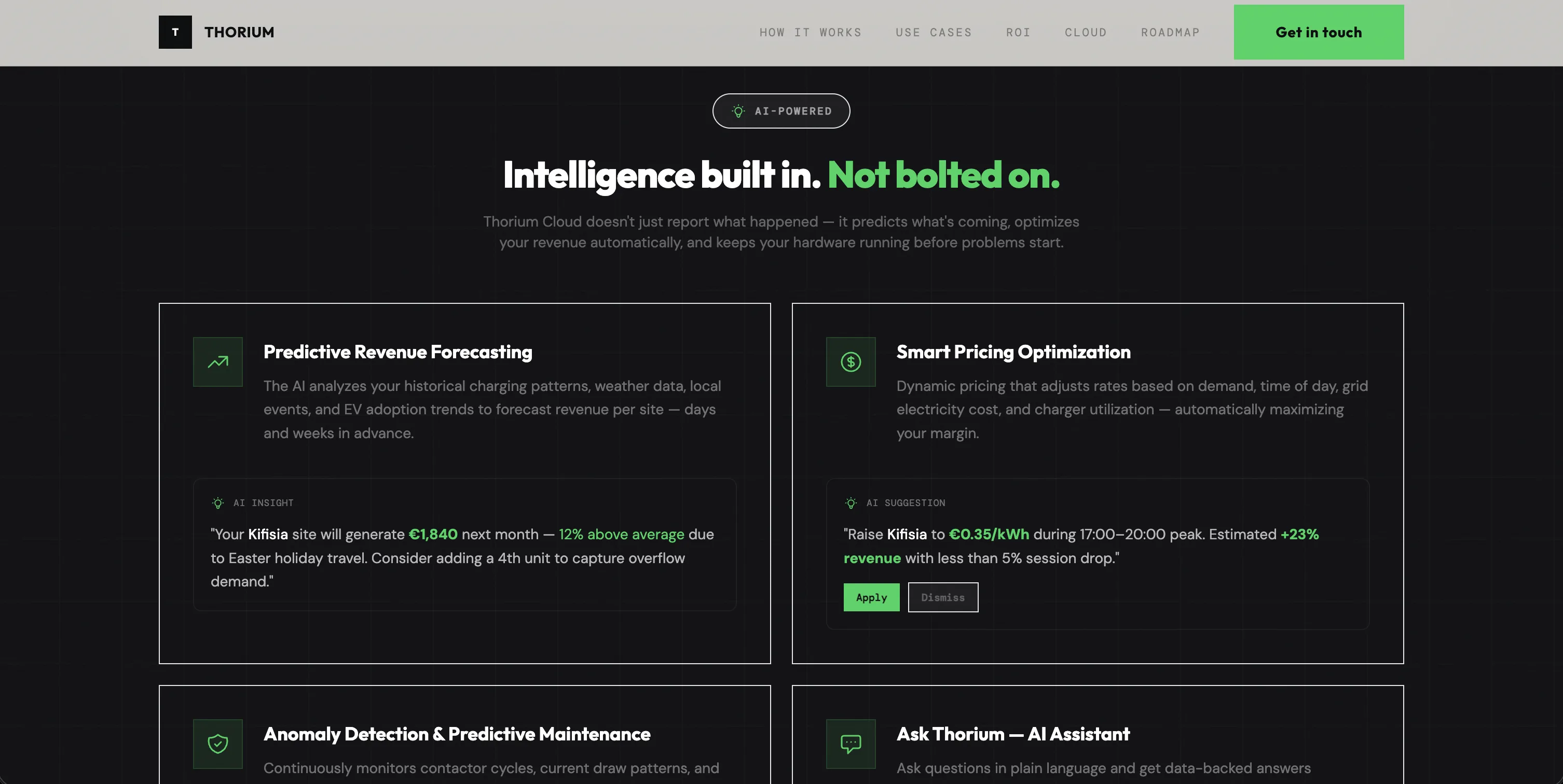 Thorium AI-powered features